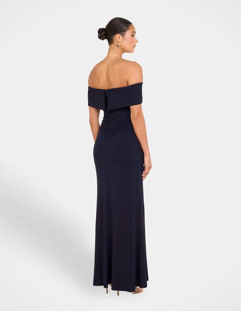 Barb Off Shoulder Gown